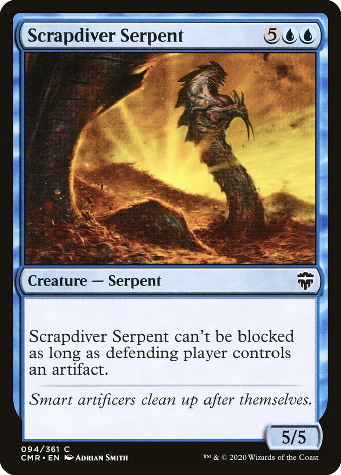 Scrapdiver Serpent [Commander Legends] Foil