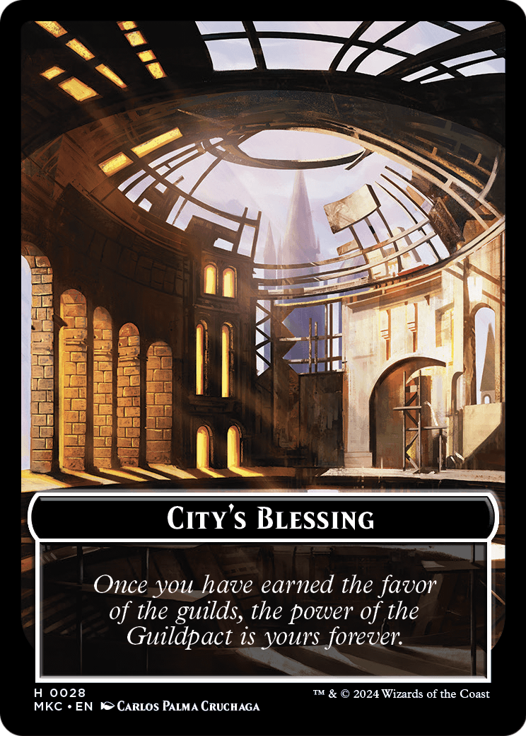 City's Blessing  [Murders at Karlov Manor Commander Tokens] Foil