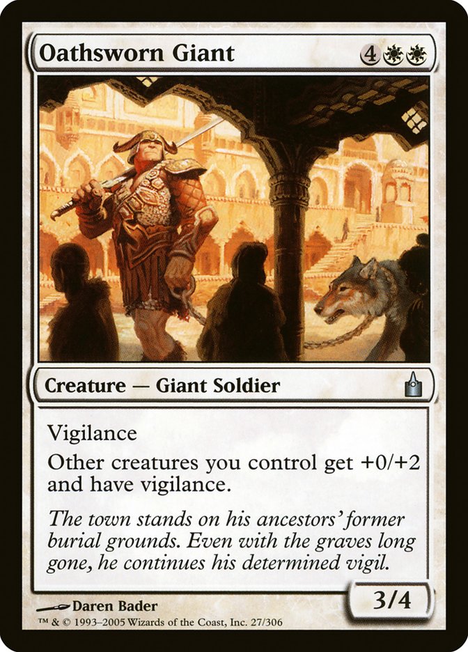 Oathsworn Giant [Ravnica: City of Guilds] Foil