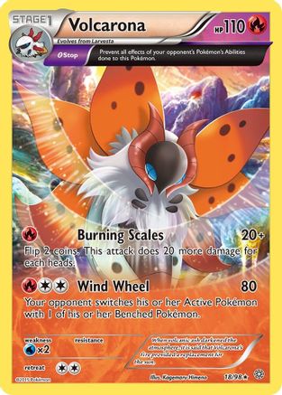 Volcarona (18/98) [XY: Ancient Origins] Reverse Holofoil