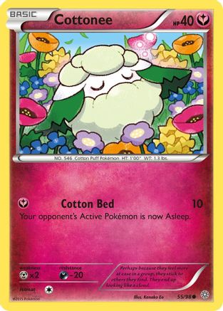 Cottonee (55/98) [XY: Ancient Origins] Reverse Holofoil