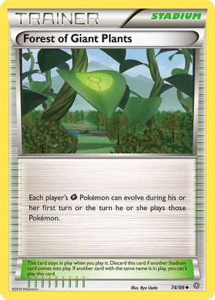 Forest of Giant Plants (74/98) [XY: Ancient Origins] Reverse Holofoil