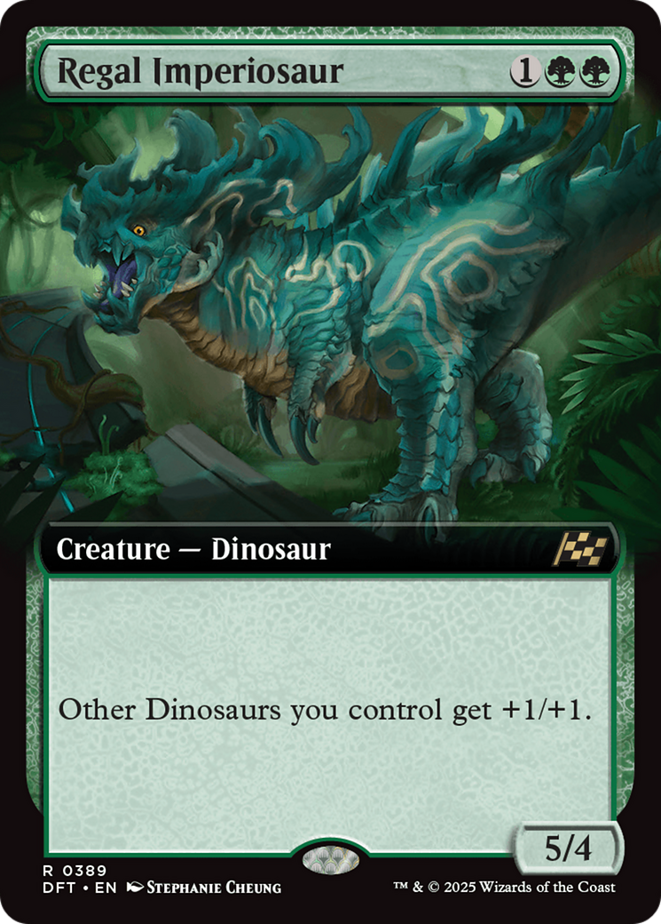 Regal Imperiosaur (Extended Art) [Aetherdrift] Foil