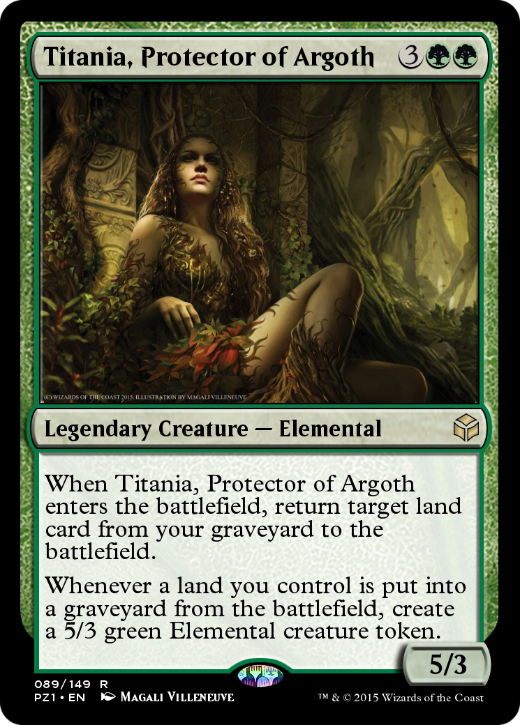 Titania, Protector of Argoth  [Legendary Cube Prize Pack] Foil