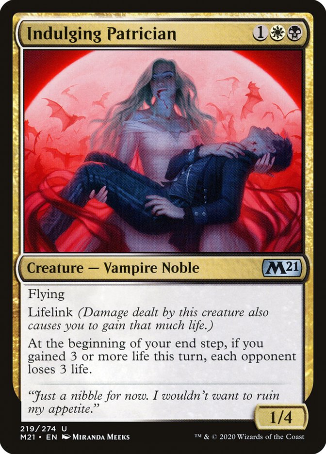 Indulging Patrician [Core Set 2021] Foil