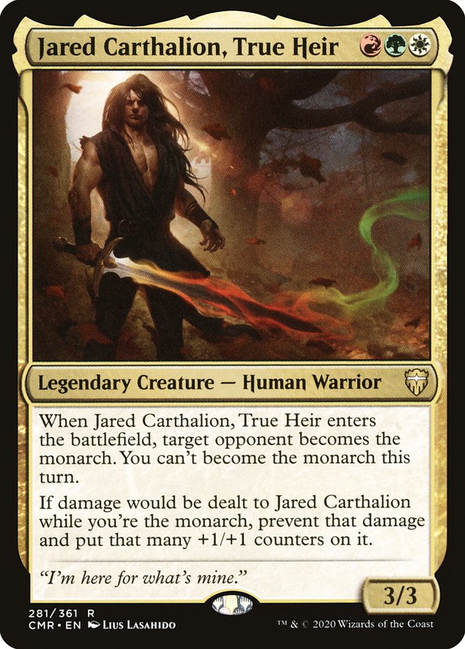 Jared Carthalion, True Heir [Commander Legends] Foil