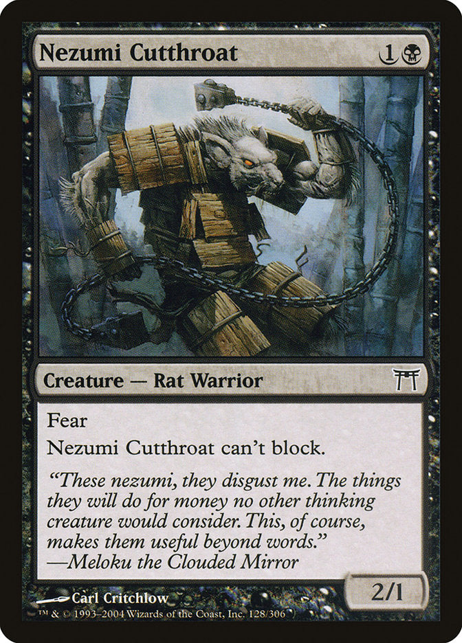 Nezumi Cutthroat [Champions of Kamigawa] Foil