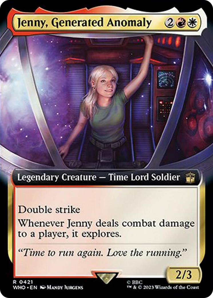 Jenny, Generated Anomaly (Extended Art) [Doctor Who] Foil