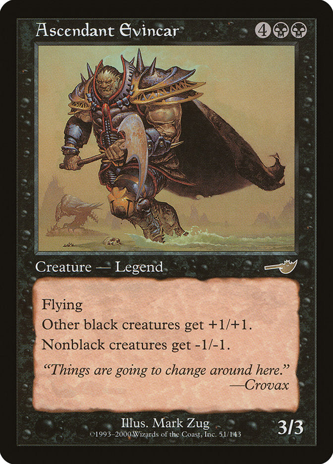 Ascendant Evincar [Nemesis] Foil