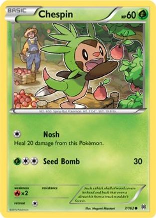 Chespin (7/162) [XY: BREAKthrough] Reverse Holofoil
