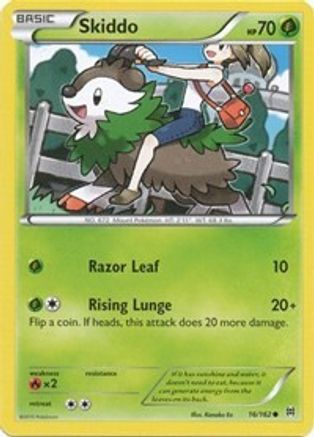 Skiddo (16/162) [XY: BREAKthrough] Reverse Holofoil