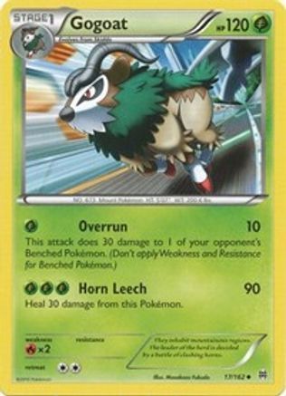 Gogoat (17/162) [XY: BREAKthrough] Reverse Holofoil