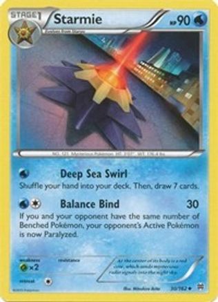 Starmie (30/162) [XY: BREAKthrough] Reverse Holofoil