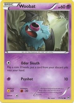 Woobat (71/162) [XY: BREAKthrough] Reverse Holofoil