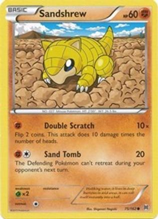 Sandshrew (75/162) [XY: BREAKthrough] Reverse Holofoil