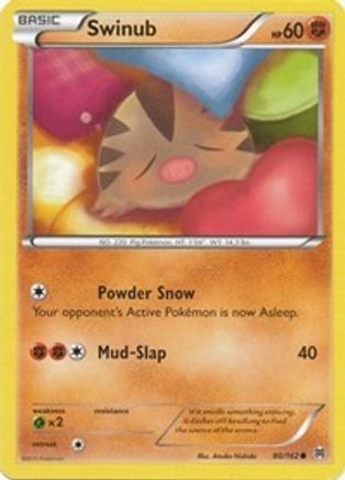 Swinub (80/162) [XY: BREAKthrough] Reverse Holofoil