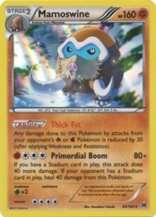 Mamoswine (82/162) [XY: BREAKthrough] Reverse Holofoil
