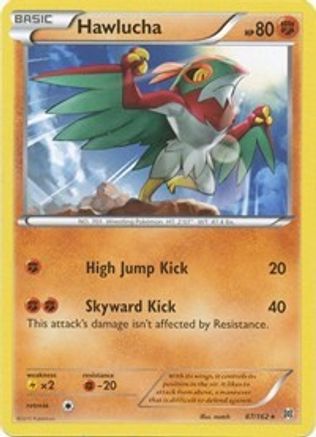 Hawlucha (87/162) [XY: BREAKthrough] Reverse Holofoil