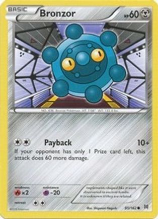 Bronzor (95/162) [XY: BREAKthrough] Reverse Holofoil
