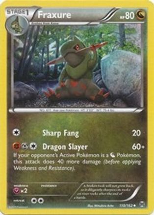 Fraxure (110/162) [XY: BREAKthrough] Reverse Holofoil