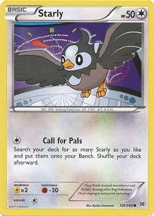 Starly (125/162) [XY: BREAKthrough] Reverse Holofoil