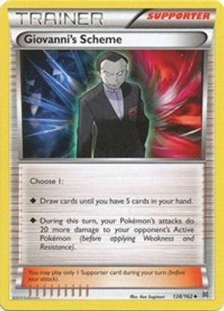 Giovanni's Scheme (138/162) [XY: BREAKthrough] Reverse Holofoil