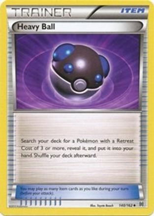 Heavy Ball (140/162) [XY: BREAKthrough] Reverse Holofoil