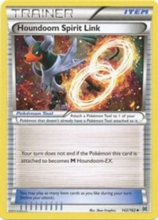 Houndoom Spirit Link (142/162) [XY: BREAKthrough] Reverse Holofoil