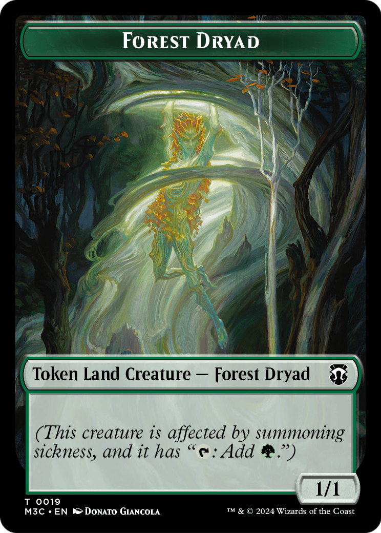 Forest Dryad  [Modern Horizons 3 Commander Tokens]