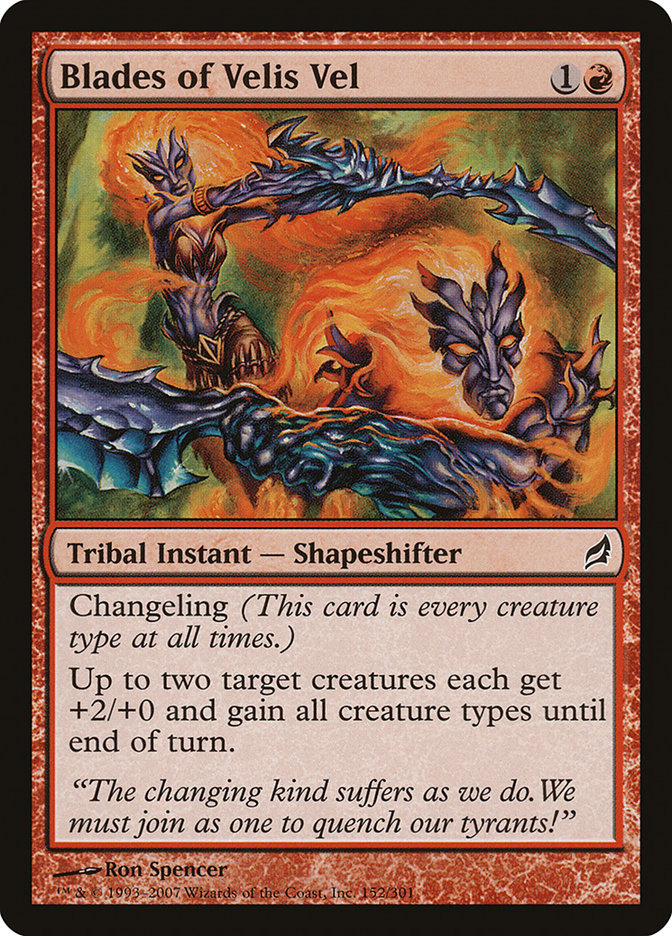 Blades of Velis Vel [Lorwyn] Foil