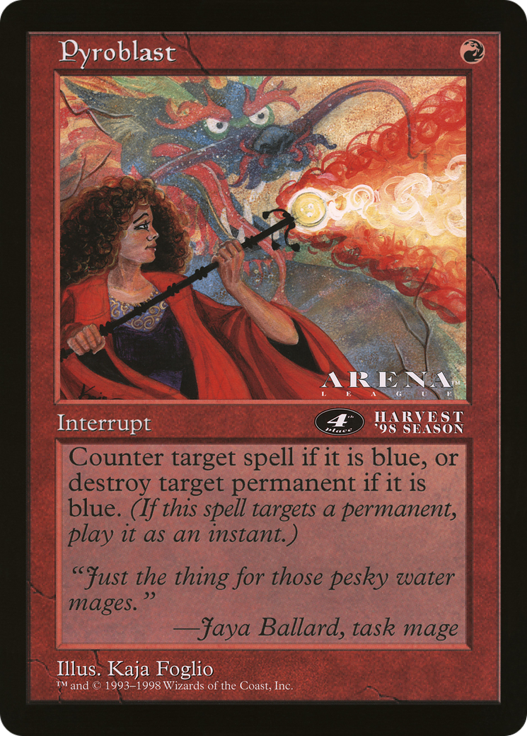 Pyroblast  [Oversized League Prizes]