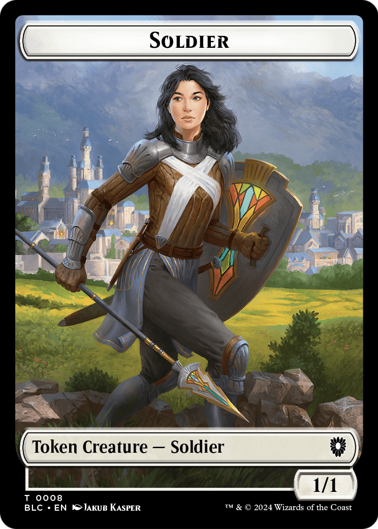 Soldier  [Bloomburrow Commander Tokens] Foil