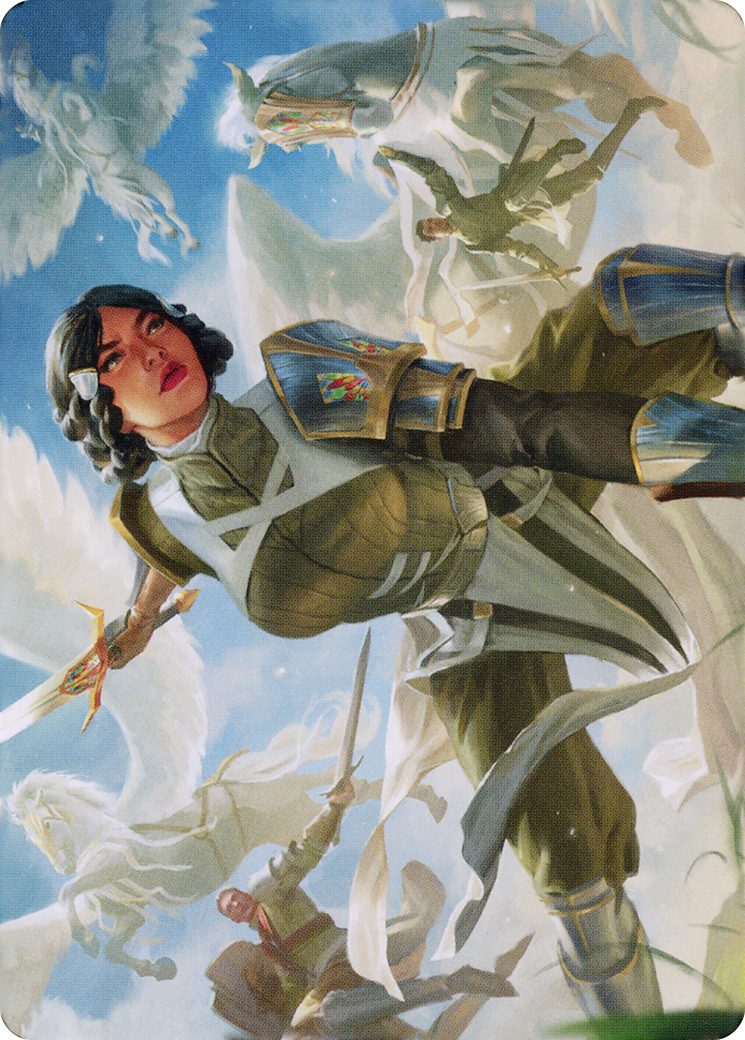 Resolute Reinforcements // Resolute Reinforcements  [Dominaria United Art Series] (Borderless)