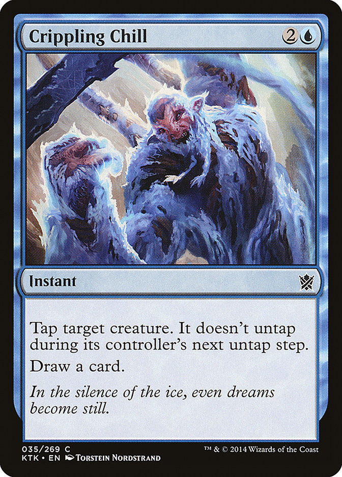 Crippling Chill [Khans of Tarkir] Foil
