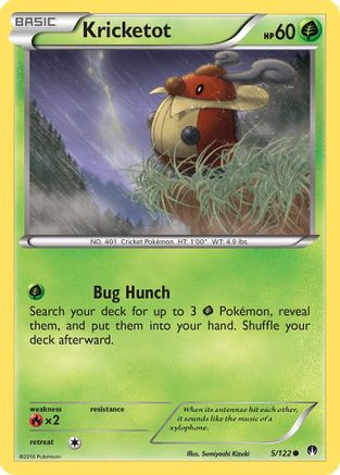 Kricketot (5/122) [XY: BREAKpoint] Reverse Holofoil