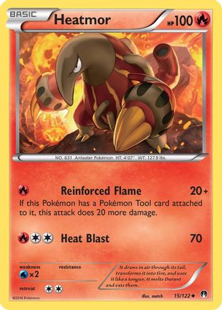 Heatmor (15/122) [XY: BREAKpoint] Reverse Holofoil