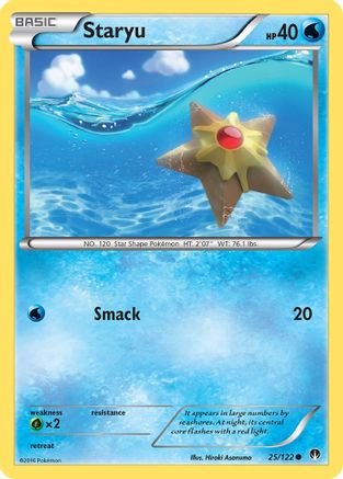Staryu (25/122) [XY: BREAKpoint] Reverse Holofoil