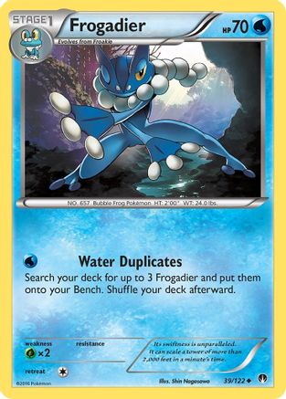 Frogadier (39/122) [XY: BREAKpoint] Reverse Holofoil