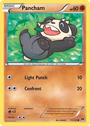 Pancham (71/122) [XY: BREAKpoint] Reverse Holofoil