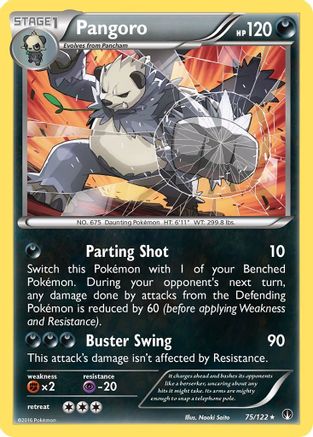 Pangoro (75/122) [XY: BREAKpoint] Reverse Holofoil