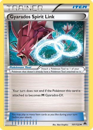 Gyarados Spirit Link (101/122) [XY: BREAKpoint] Reverse Holofoil