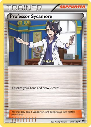 Professor Sycamore (107/122) [XY: BREAKpoint] Reverse Holofoil