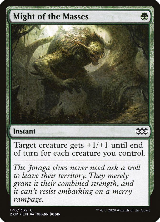 Might of the Masses [Double Masters] Foil