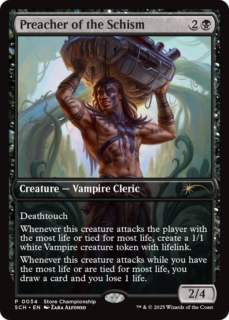 Preacher of the Schism [Store Championships 2025] Foil