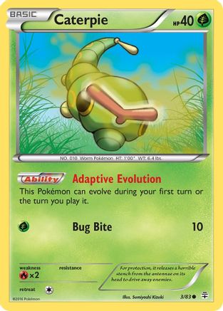 Caterpie (3/83) [XY: Generations] Reverse Holofoil