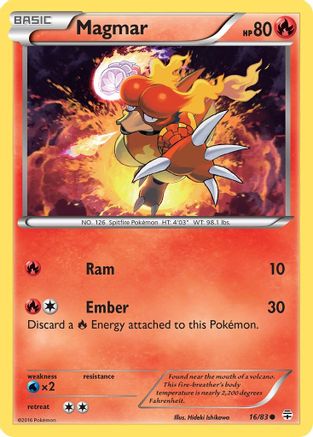 Magmar (16/83) [XY: Generations] Reverse Holofoil