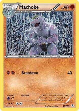 Machoke (41/83) [XY: Generations] Reverse Holofoil