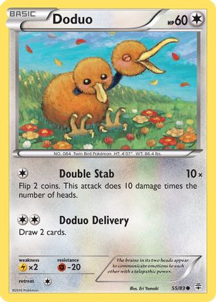 Doduo (55/83) [XY: Generations] Reverse Holofoil
