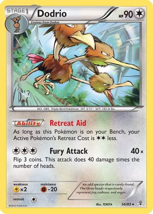 Dodrio (56/83) [XY: Generations] Reverse Holofoil