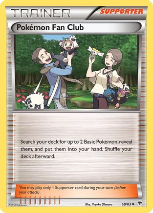 Pokemon Fan Club (69/83) [XY: Generations] Reverse Holofoil